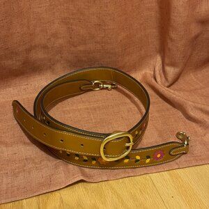 Coach Soft Tabby Shoulder Bag Strap in Western Floral Style